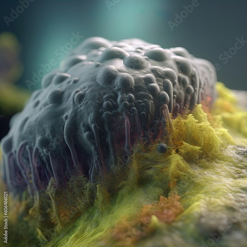 Alien Cordyceps fungus macro image
