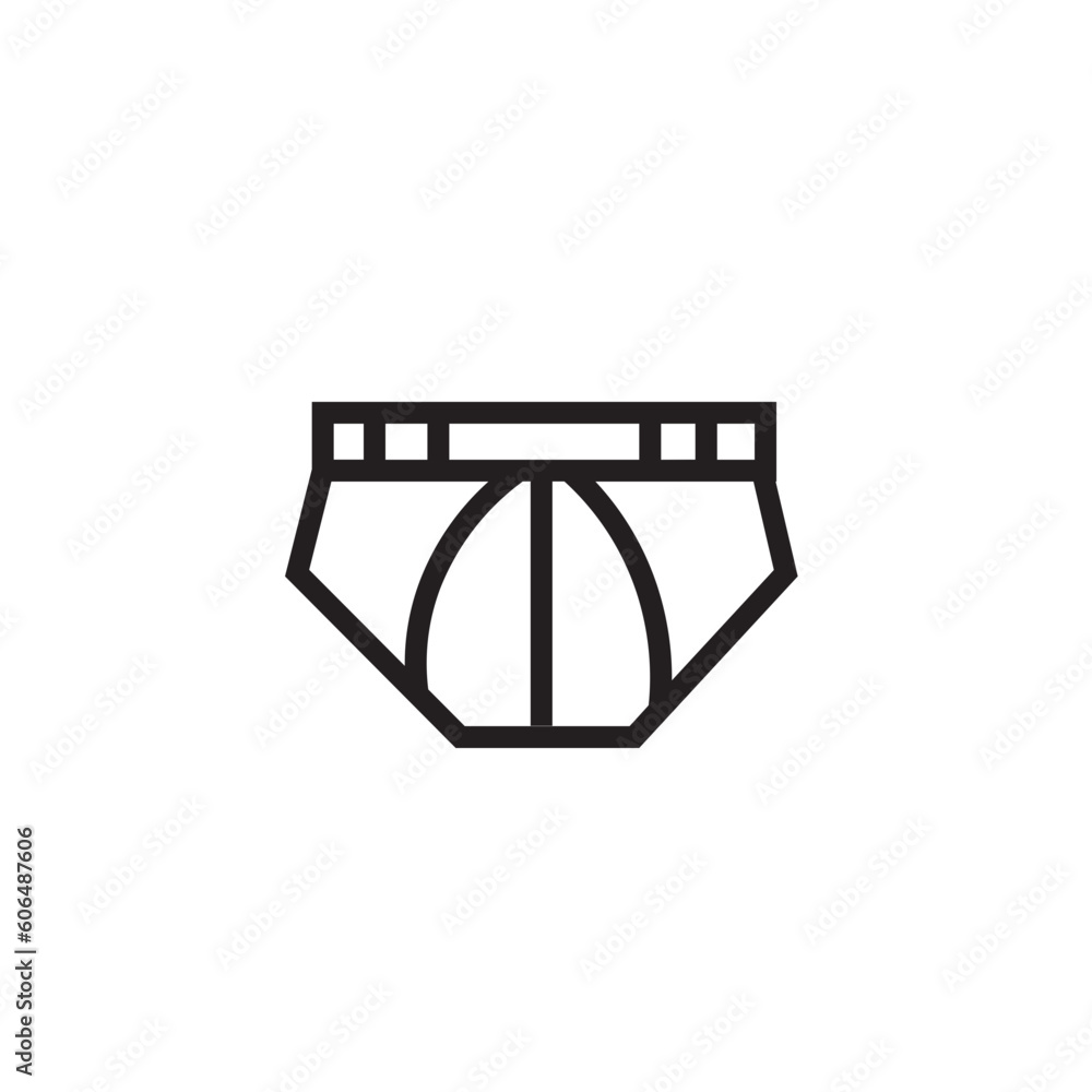Lingerie Panties Shorts Outline Icon Lingerie Panties Shorts Outline Icon