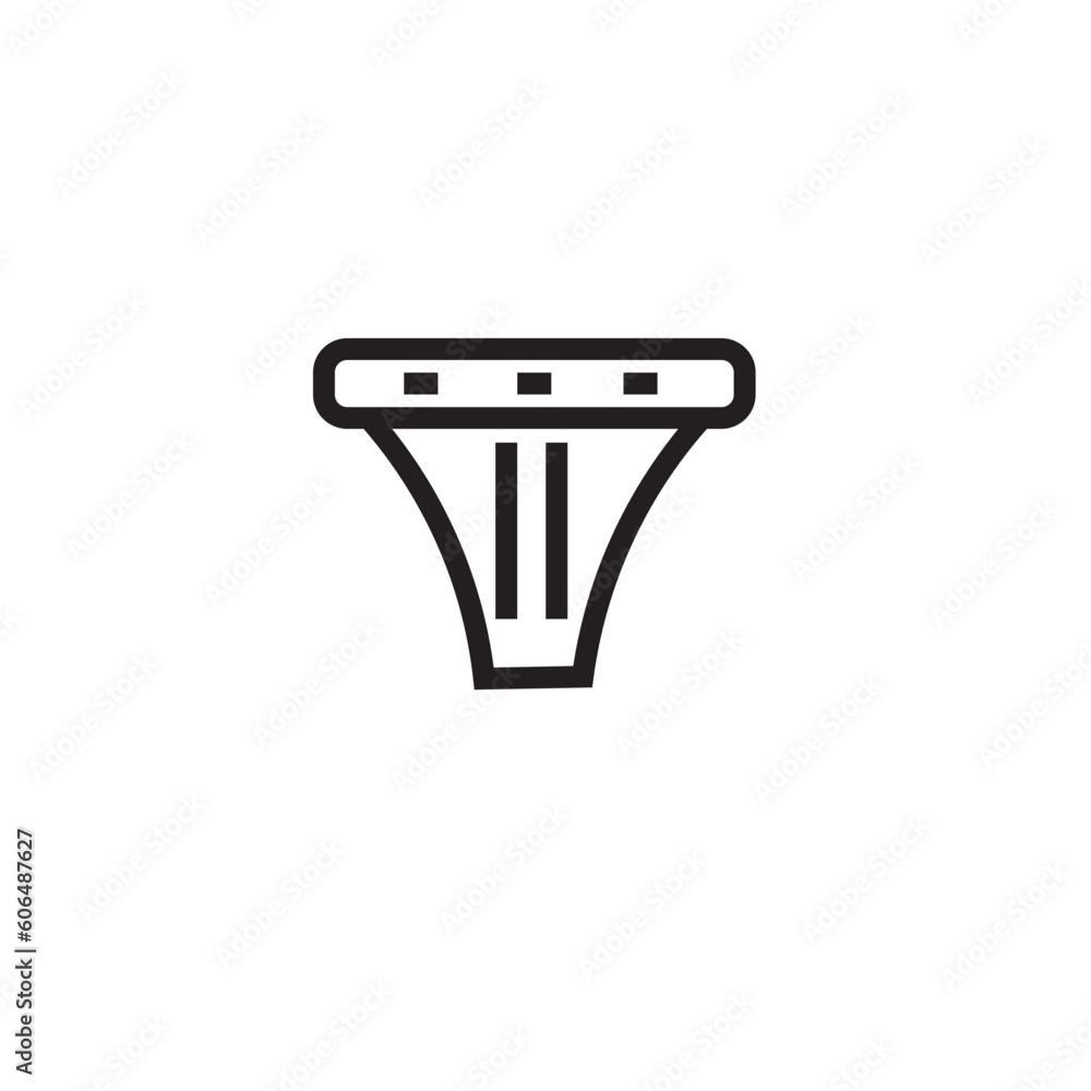 Lingerie Panties Shorts Outline Icon Lingerie Panties Shorts Outline Icon