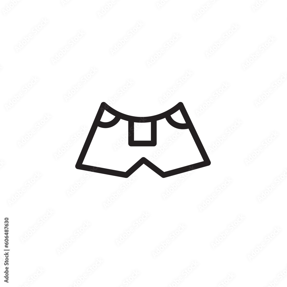 Male Underpants Wear Outline Icon Male Underpants Wear Outline Icon