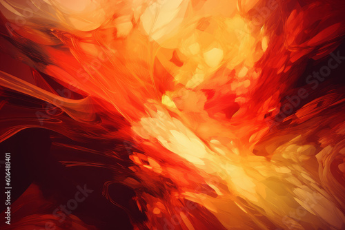 Ai generated illustration of abstract hot background