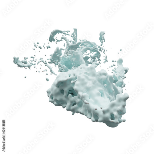 Liquid Splash 3D Images PNG Backgrounds