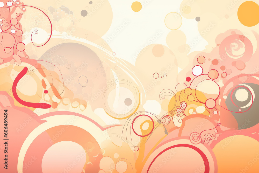 Ai generated illustration of abstract cute background Ai generated illustration of abstract cute background