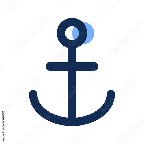 Fotomurale anchor filled line icon