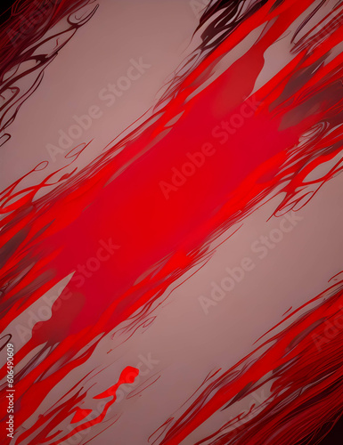 Abstract red Smoke border isolated