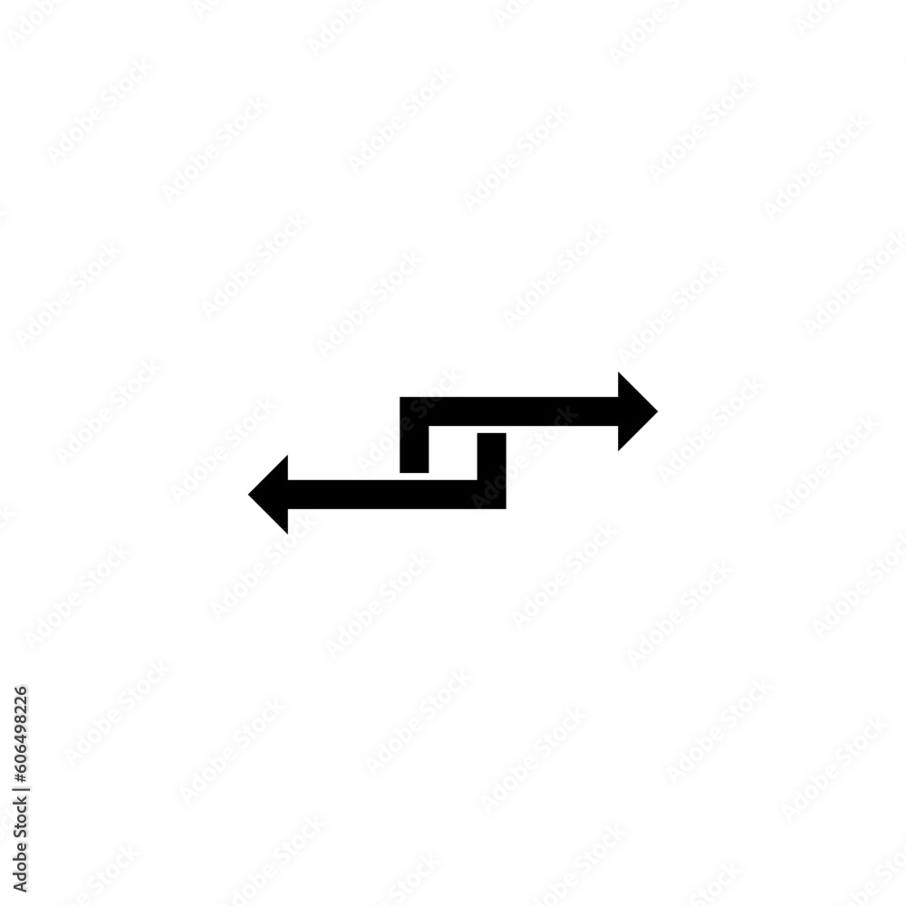 Exchange process arrow icon for web design isolated on white background Exchange process arrow icon for web design isolated on white background