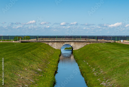 Wallpaper Mural bridge over the river in summer Torontodigital.ca
