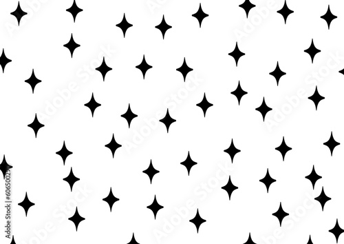 Star sky simple flat icon with black background sparkling sparkle illustration pattern 