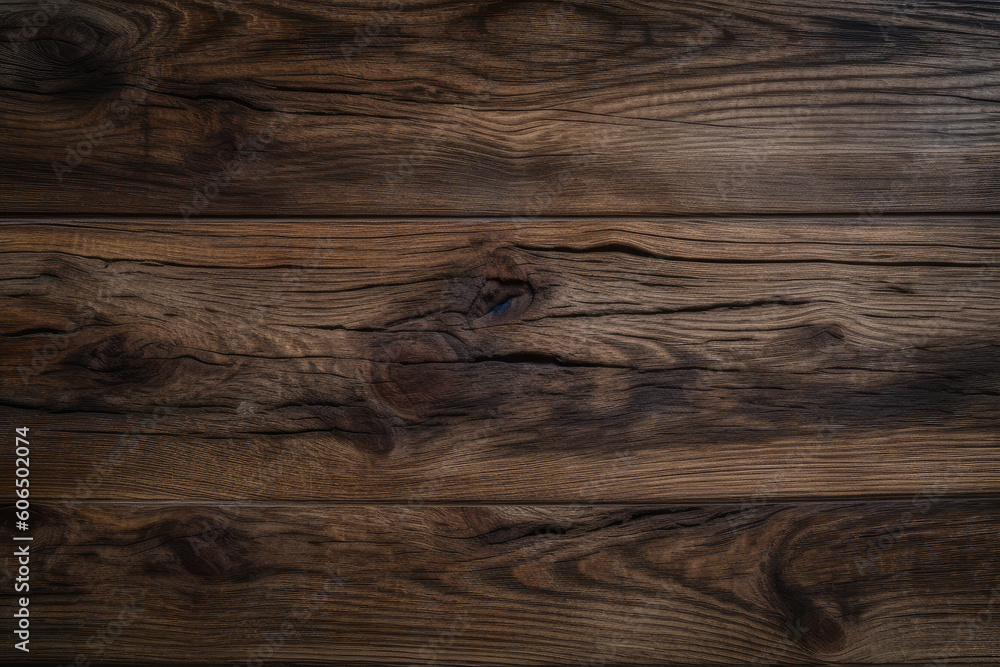 Brown wood texture. Abstract background, empty template, generative ai Brown wood texture. Abstract background, empty template, generative ai