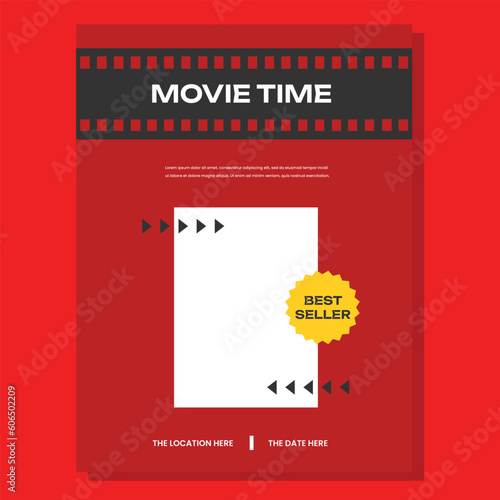 Movie Night Event Flyer Layout