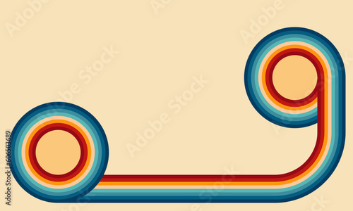 Vintage Striped Backgrounds, Posters, Banner Samples, Retro Colors from the 1970s 1980s, 70s, 80s, 90s. retro vintage 70s style stripes background poster lines. shapes vector design graphic 1980s