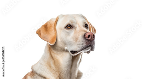 Labrador Retriever isolated on white background