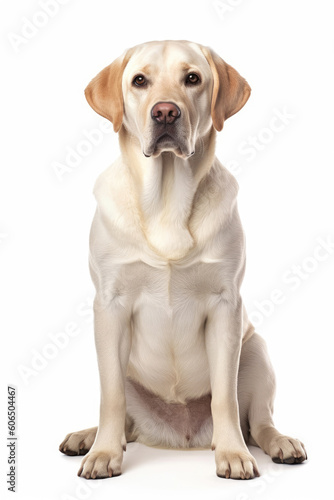 Labrador Retriever isolated on white background