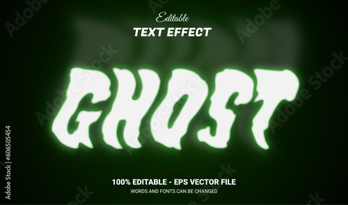 ghost editable text effect