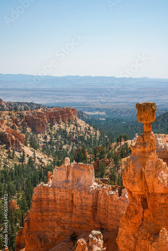 The view from the Peek-A-Boo Trailhead in Bryce Canyon National Park in Bryce Canyon City, Utah
