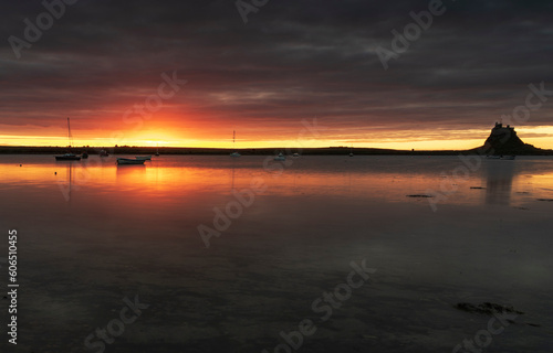 Sunrise over Lindisfarne © Nathan