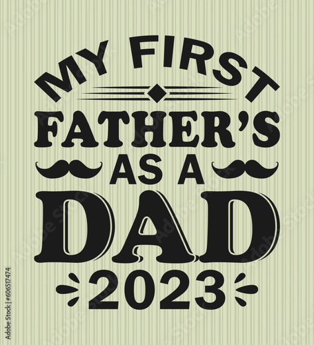 vector father s day t-shirt design
