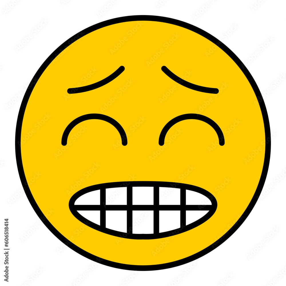 Obraz premium Grinning Icon