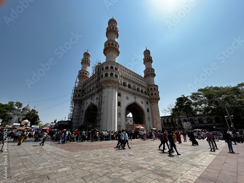 Foto 400 Year old historic Charminar, Hyderabad, India