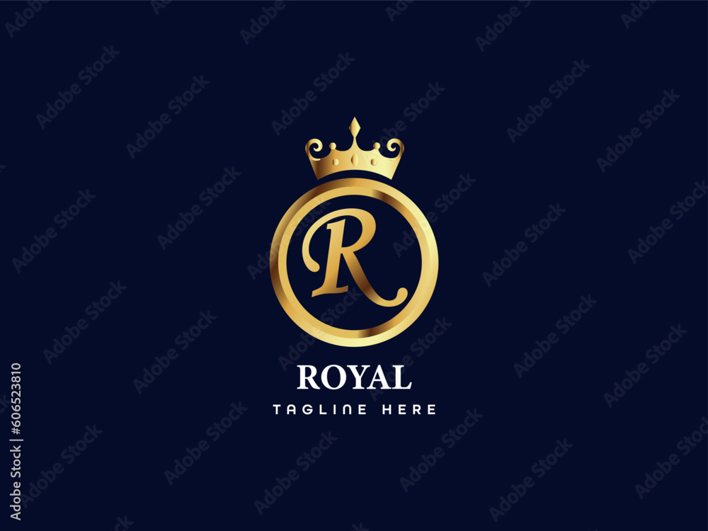 r modern letter logo r modern letter logo