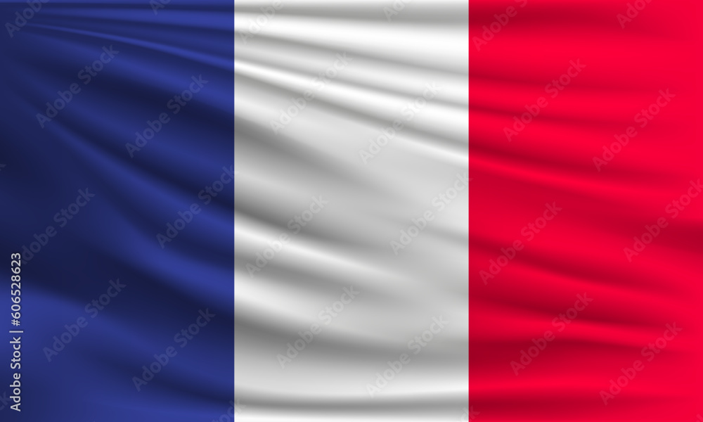 Vector flag of France