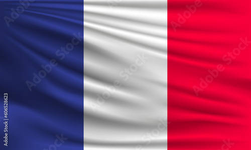 Vector flag of France