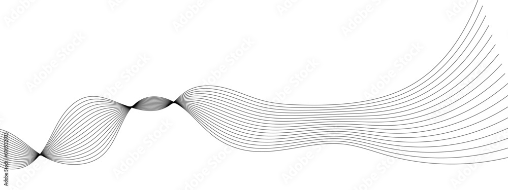 Abstract wavy white and grey curved lines on transparent background. Frequency sound wave lines and technology background, Design for brochure, flyer, banner, template, business wave lines background. Abstract wavy white and grey curved lines on transparent background. Frequency sound wave lines and technology background, Design for brochure, flyer, banner, template, business wave lines background.
