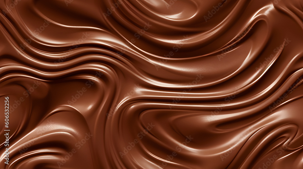 Chocolate close up, Ai generative Chocolate close up, Ai generative