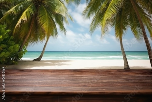 Display Table with A Tropic...