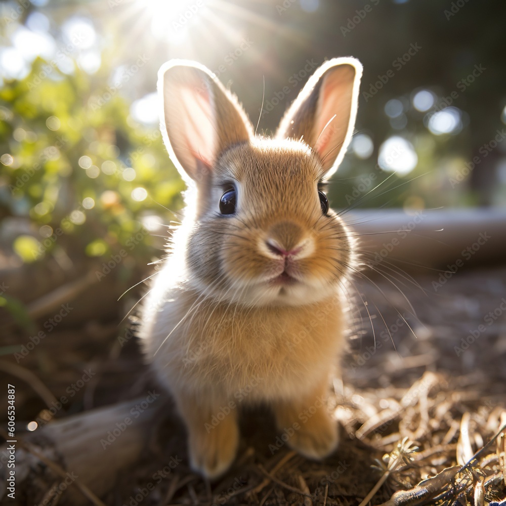 Adorable Californian Bunny with Expressive Eyes, A Bundle of Cuteness Adorable Californian Bunny with Expressive Eyes, A Bundle of Cuteness
