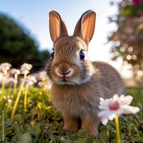 Adorable Californian Bunny with Expressive Eyes, A Bundle of Cuteness