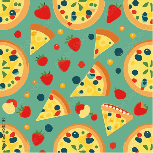 cute simple fruit tart pattern, cartoon, minimal, decorate blankets, carpets, for kids, theme print design
