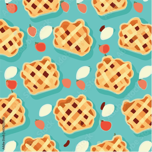 cute simple apple pie pattern, cartoon, minimal, decorate blankets, carpets, for kids, theme print design
