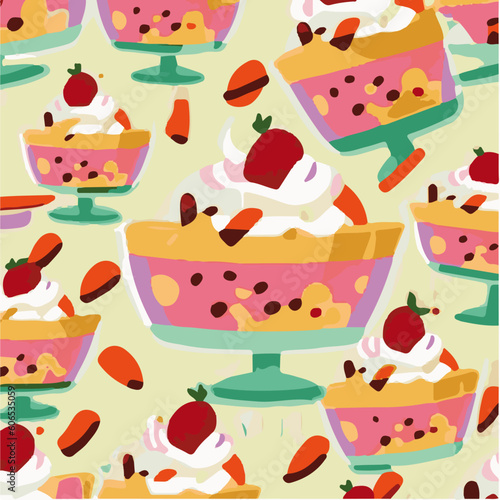 cute simple trifle pattern, cartoon, minimal, decorate blankets, carpets, for kids, theme print design
