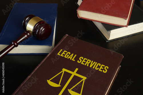 Legal services are shown using the text