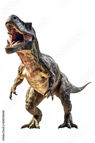 Tyrannosaurus rex isolated - Generative AI © mr_marcom
