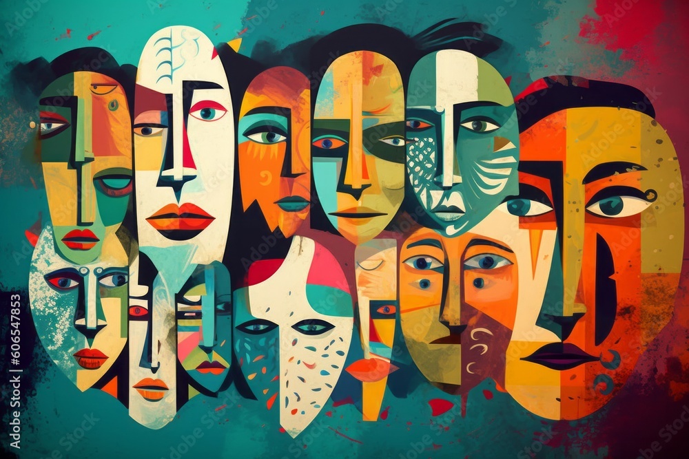Exploring the Diversity of Personalities through Abstract Art, Generative AI. Exploring the Diversity of Personalities through Abstract Art, Generative AI.