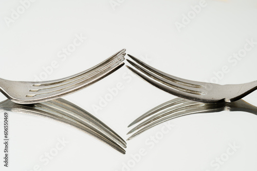 Antique silver forks