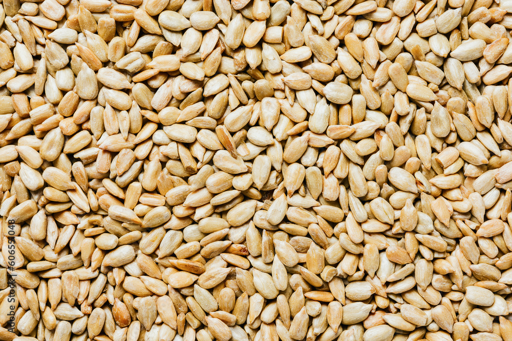 Peeled sunflower seeds. Peeled sunflower seeds.