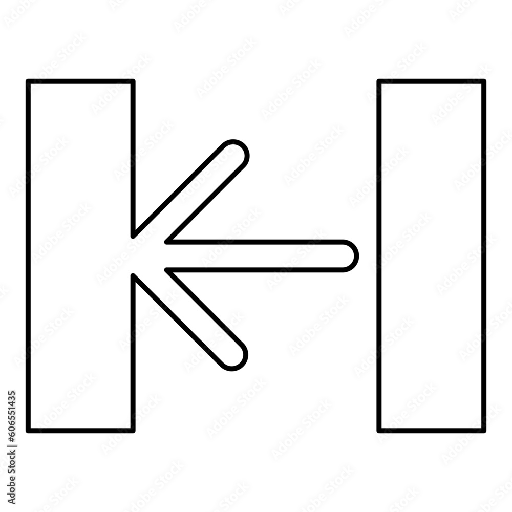Turnstile turnstile baffle gate entrance concept flap security barrier access control contour outline line icon black color vector illustration image thin flat style Turnstile turnstile baffle gate entrance concept flap security barrier access control contour outline line icon black color vector illustration image thin flat style