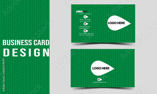 Business card design template,creative and modran card,vector card design photo