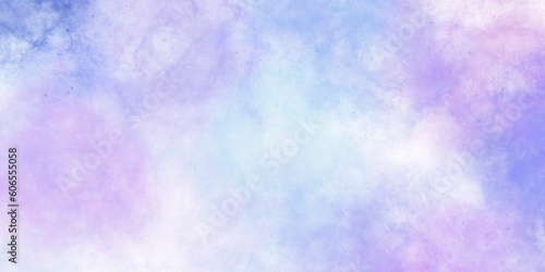 Abstract colorful blurred background with pastel shades of blue, lilac colors. Fantastic cloudy sky.