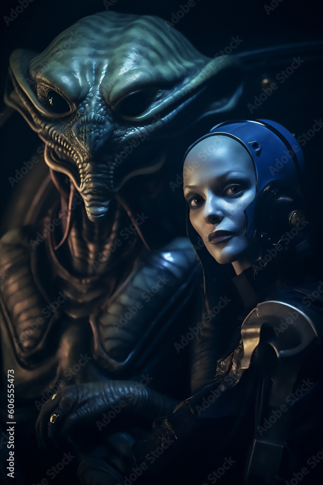 Space Alien - Generative AI Space Alien - Generative AI