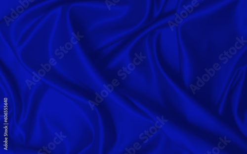 Blue background flag on fabric texture