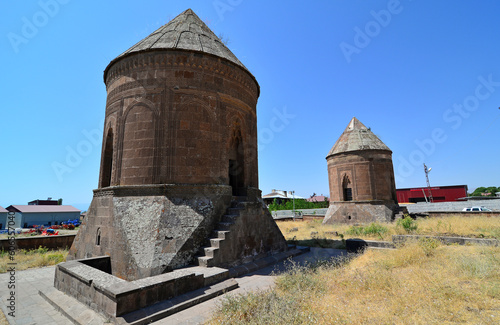 Located in Ahlat, Turkey, the Double Vaults were built in the 13th century. photo