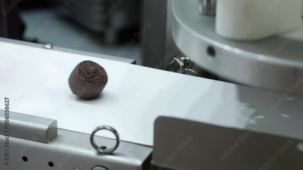 Candy on the conveyor chocolate factory. Candy on the conveyor chocolate factory.
