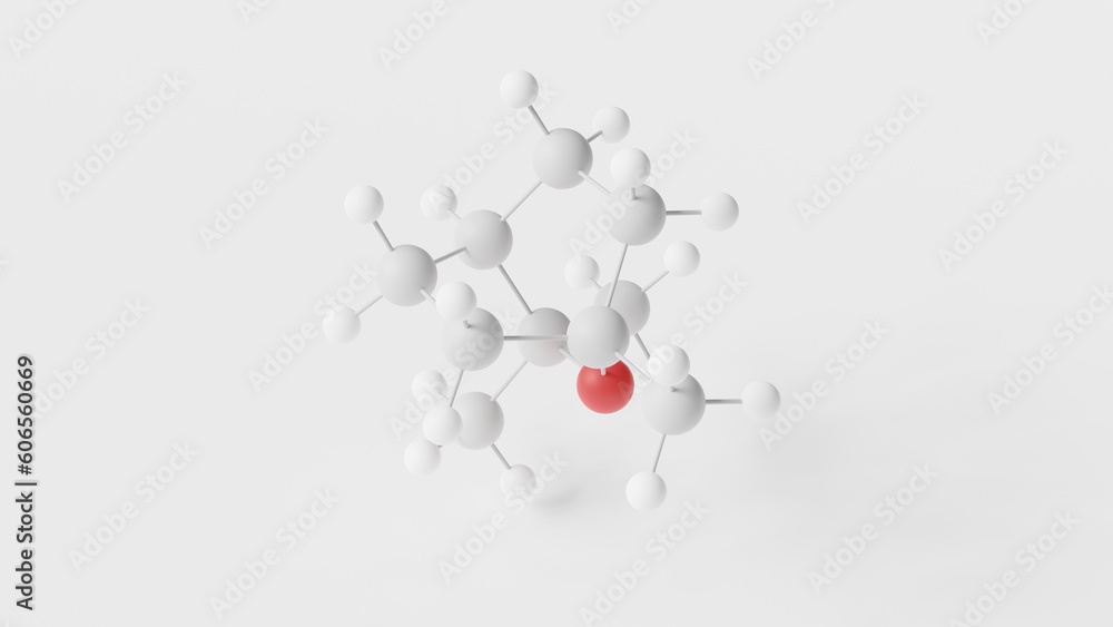 eucalyptol molecule 3d, molecular structure, ball and stick model, structural chemical formula cineole eucalyptol molecule 3d, molecular structure, ball and stick model, structural chemical formula cineole