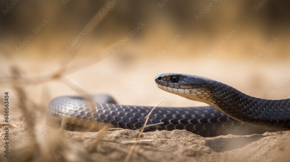 Fototapeta premium snake in the grass