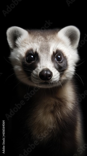 Fine fur patterns come alive in a close-up of a raccoon, showcasing its natural beauty © Omkar