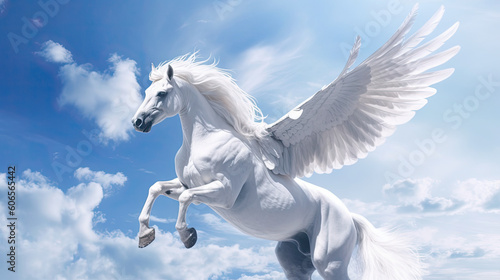 An image of Pegasus. Generative Ai © Mike